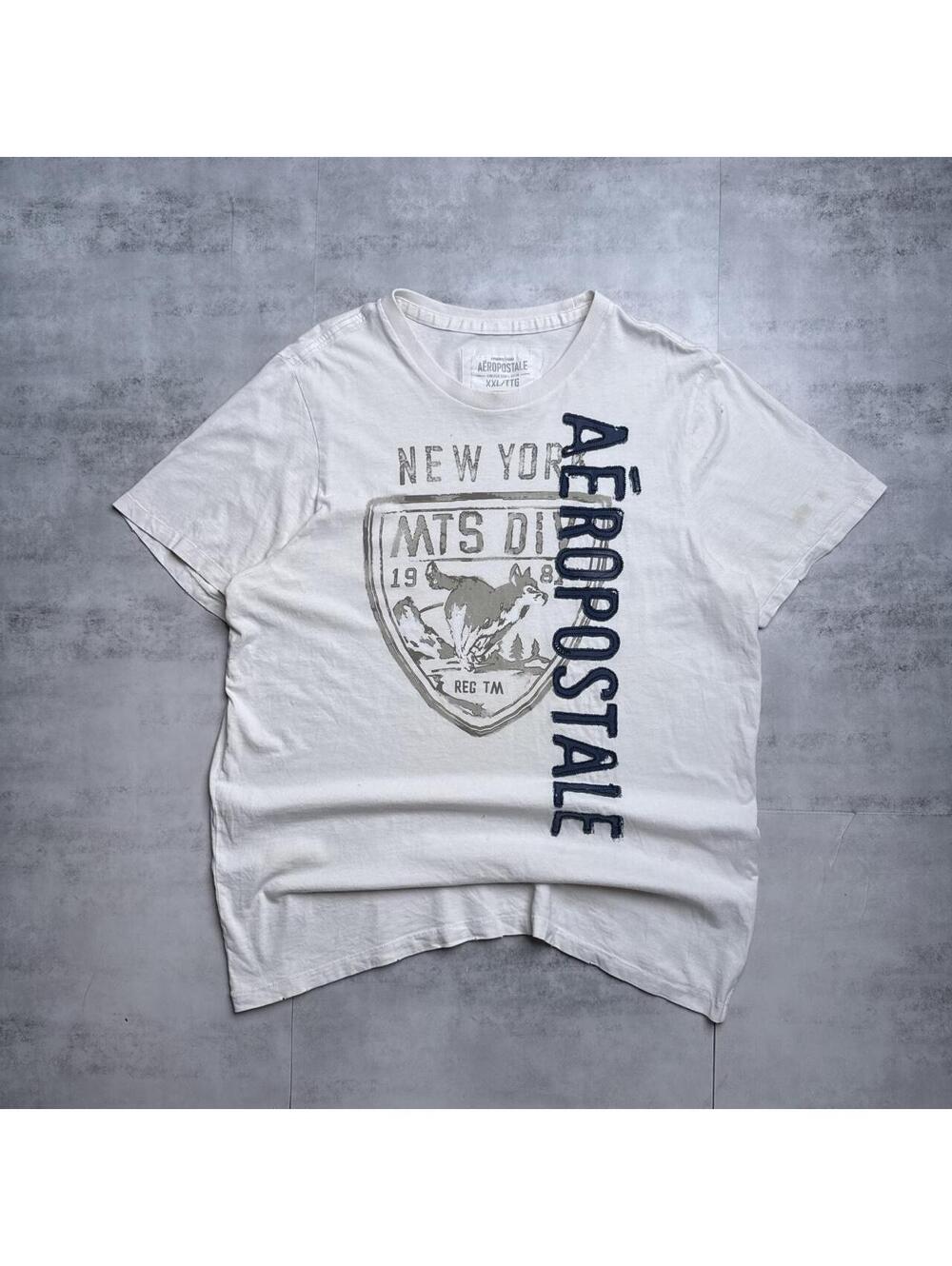Y2K Aeropostale 00s white t shirt